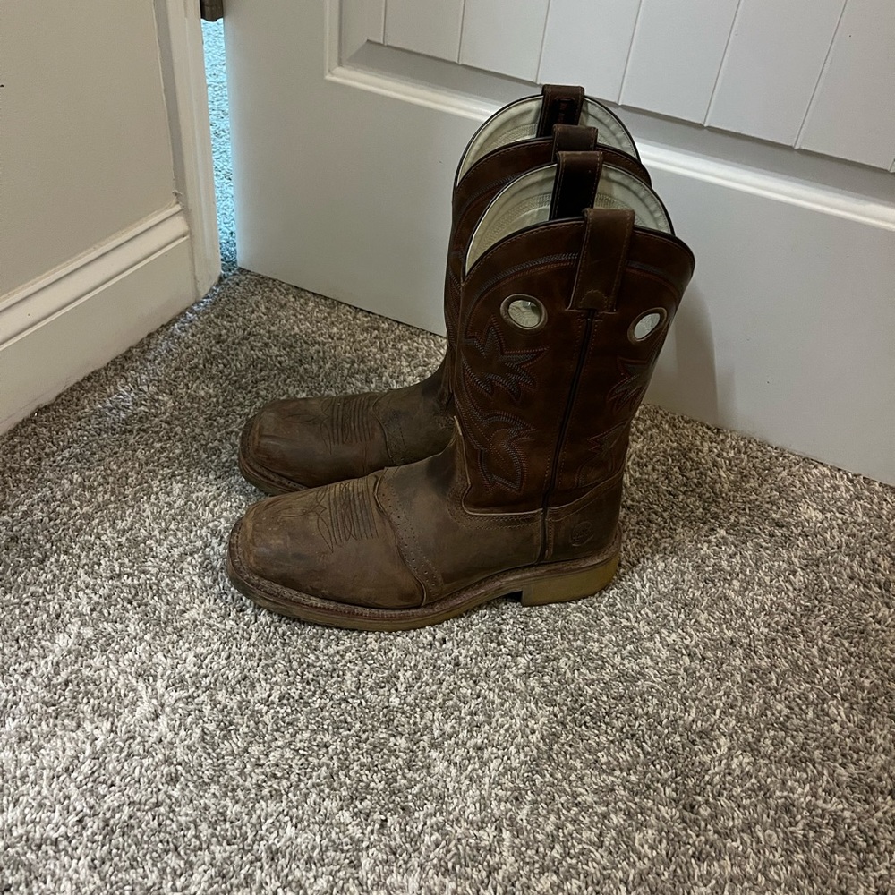 Mens double H composite toe work boot size 9.5